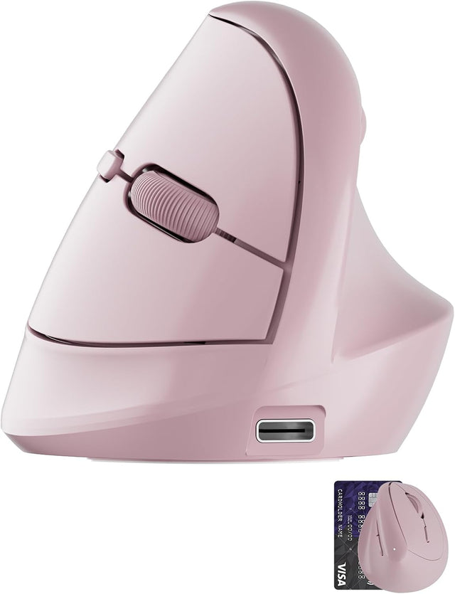 DAREU Ratón inalámbrico vertical ergonómico para manos pequeñas, mo...