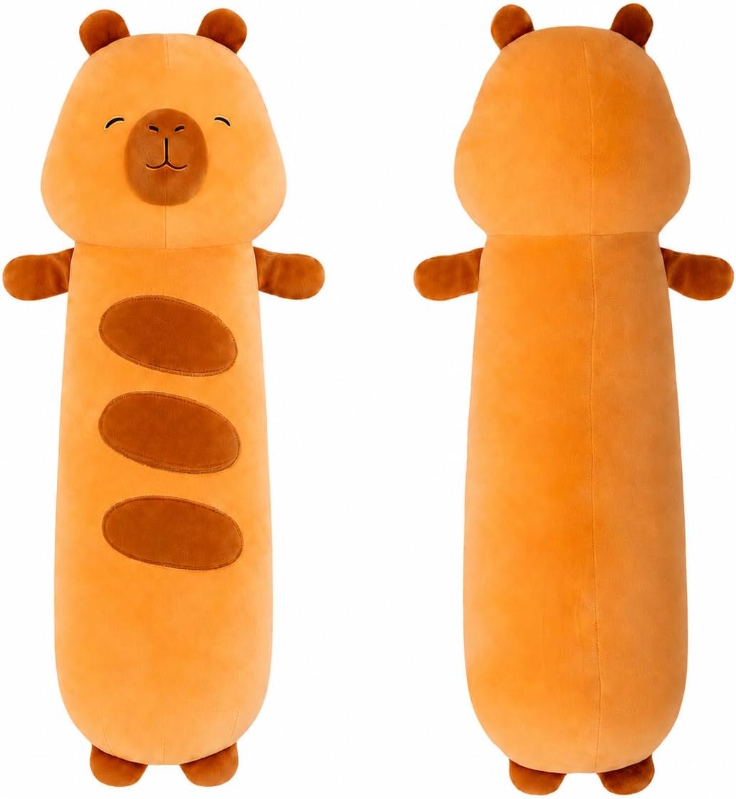 Kashabawangzi - Almohada de cuerpo de capibara gigante de 36 pulgad...