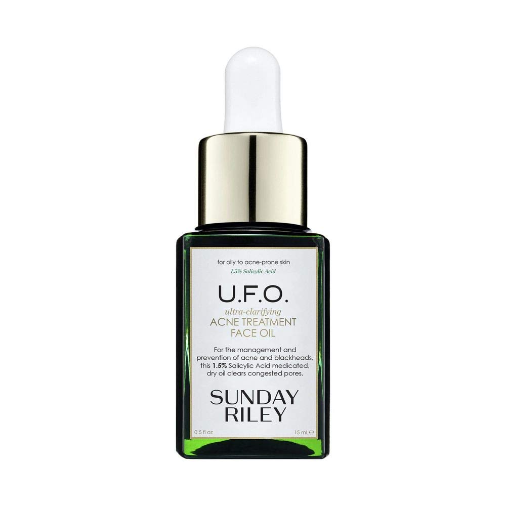 Sunday Riley Aceite facial para tratamiento del acné con ácido sali...