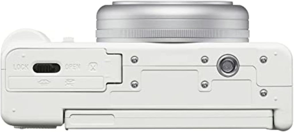 Sony ZV-1F Vlog Cámara para creadores de contenido y vloggers Blanco