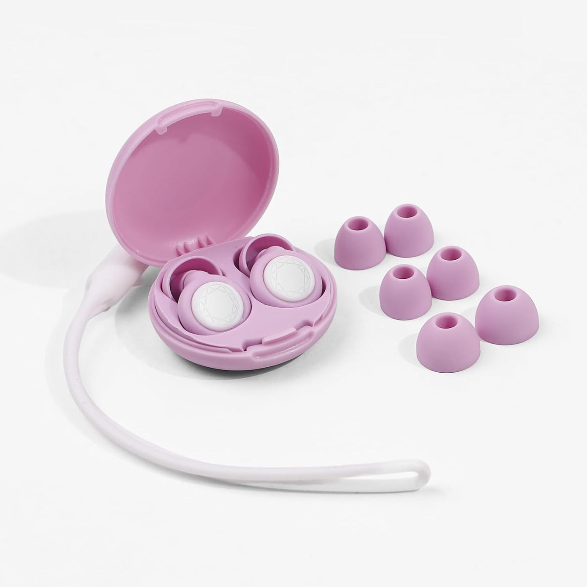 Tapones para los oídos con reducción de ruido con estuche y cordón,...