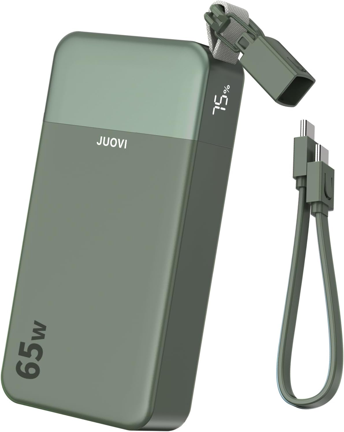 JUOVI Cargador portátil de 65 w para el banco de energía del ordena...