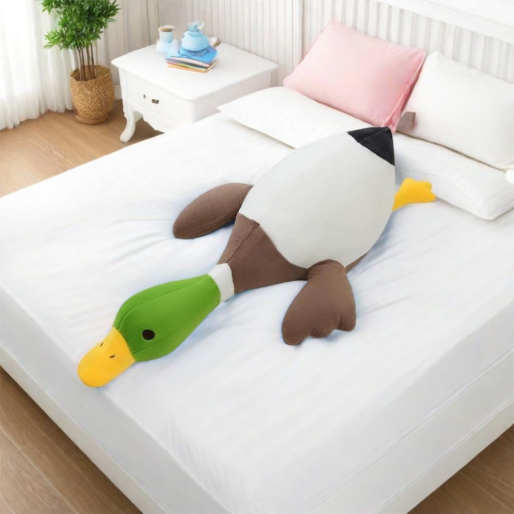 Pasrdqoyp Peluche de Pato Real, Animales de Peluche de Pato Real, A...