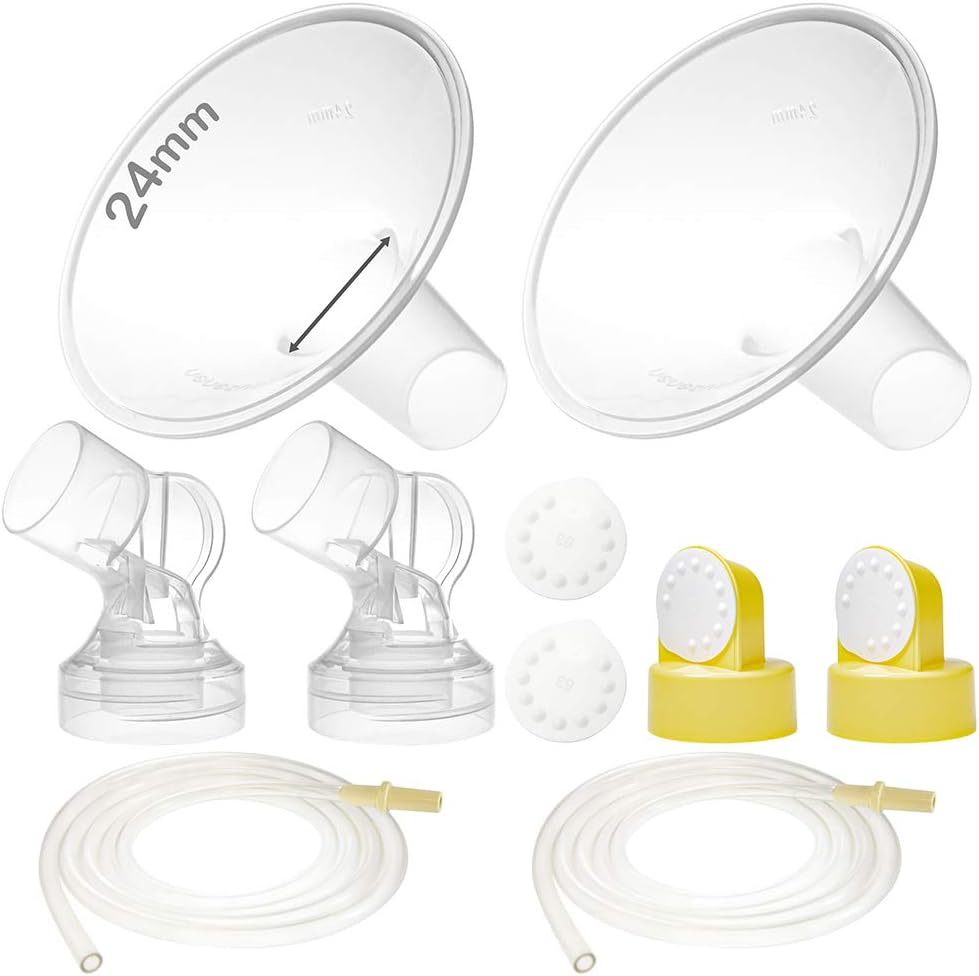 Piezas de bomba Nenesupply con bridas de 24mm Compatibles con bomba...