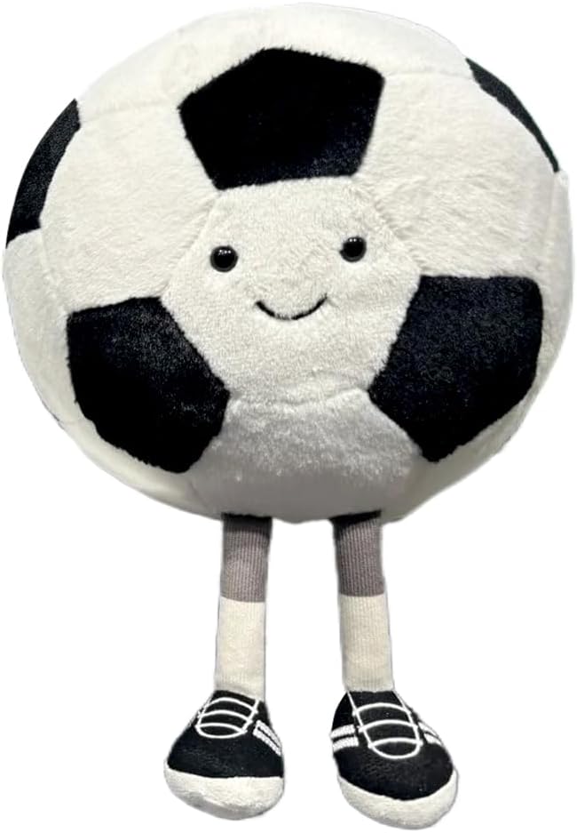 Linda almohada de pelota de fútbol de felpa de fútbol, divertido ju...