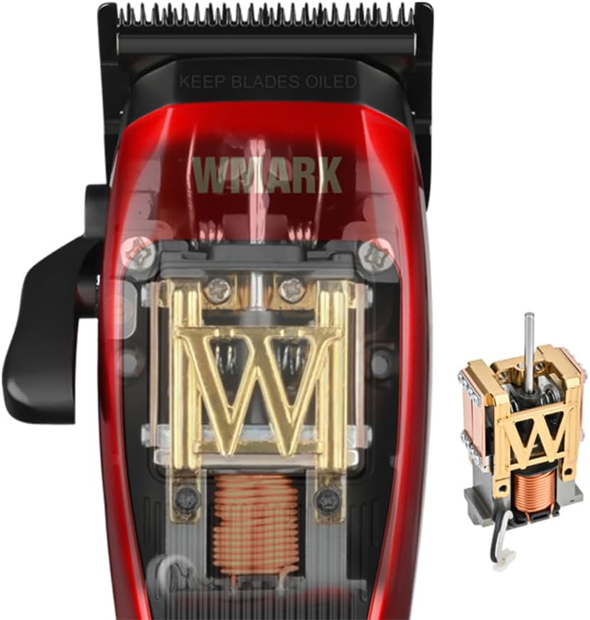 WMARK Cortapelos Inalámbrico Profesional Duradero para Peluqueros,...