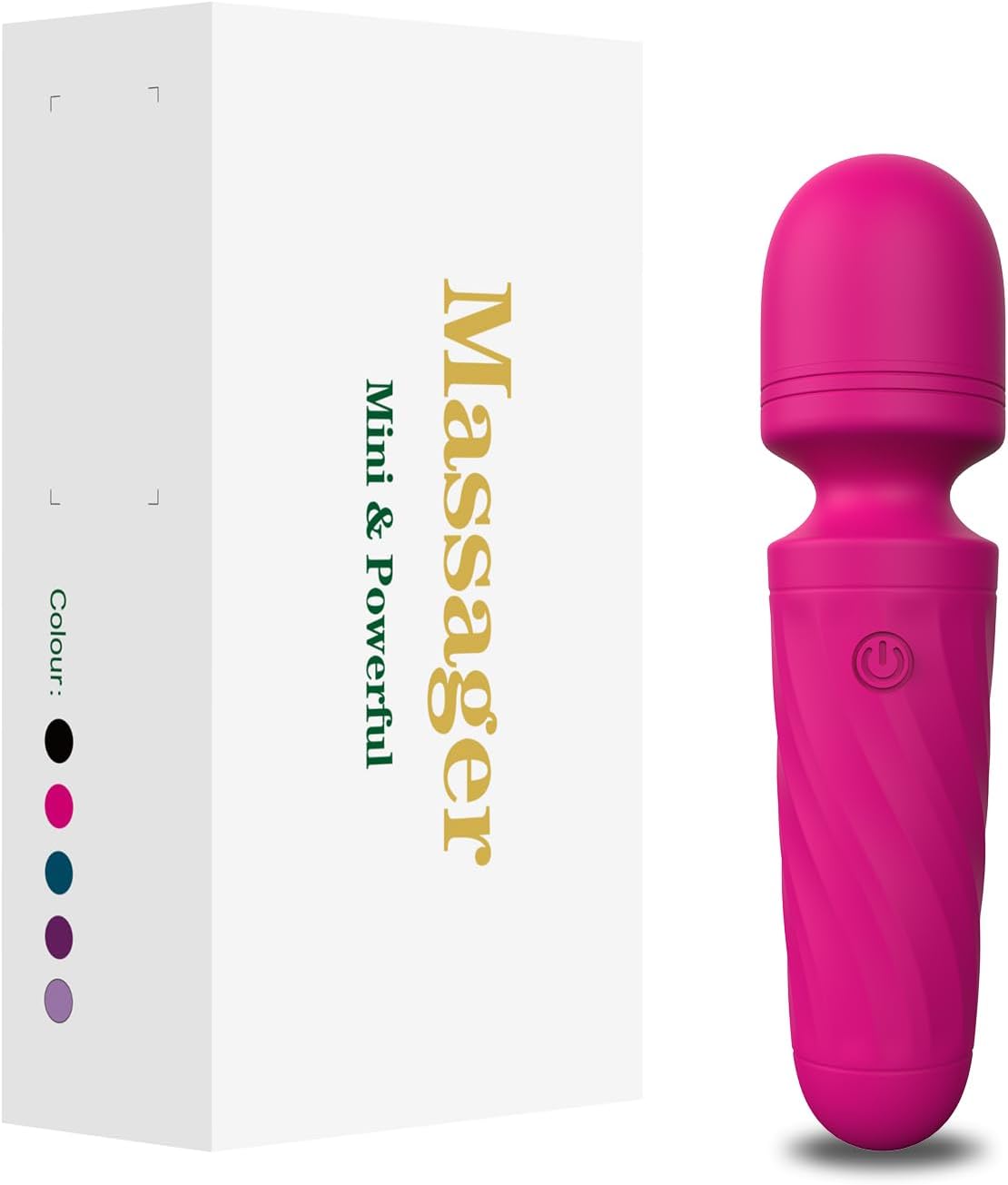 KINGWAND Masajeador personal de mano mini \u2013 Impermeable, recar...