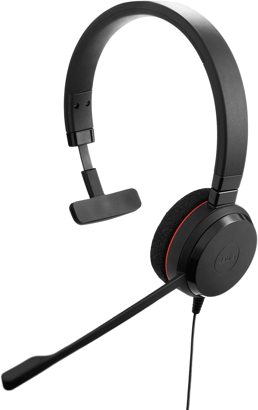 Jabra Evolve 20 Auriculares con cable (edición 2025) con USB-A\/USB...