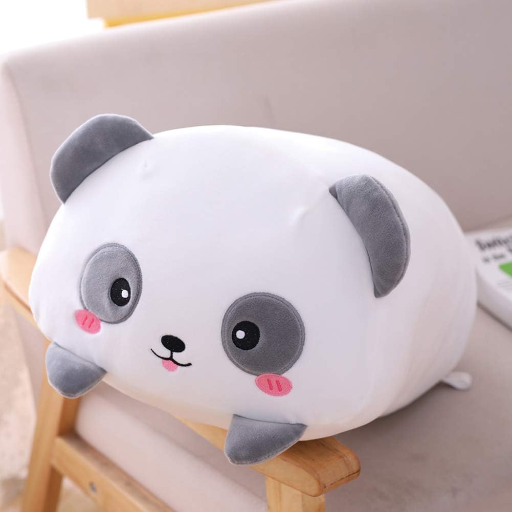 Jensquaify Almohada de Cuerpo de Animal de Peluche Panda, Almohada...