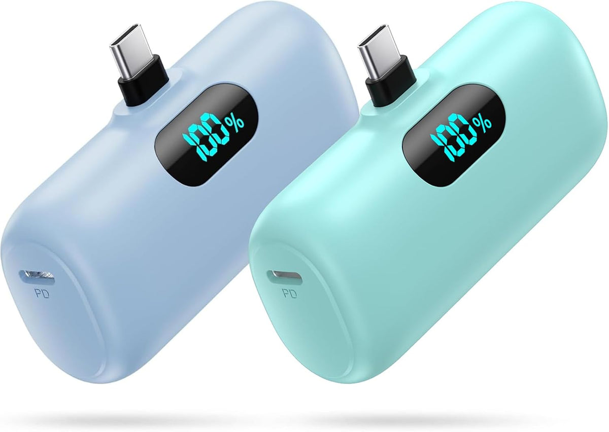 [Paquete de 2] Mini Cargador Portátil para iPhone 5200mAh, 20W PD B...