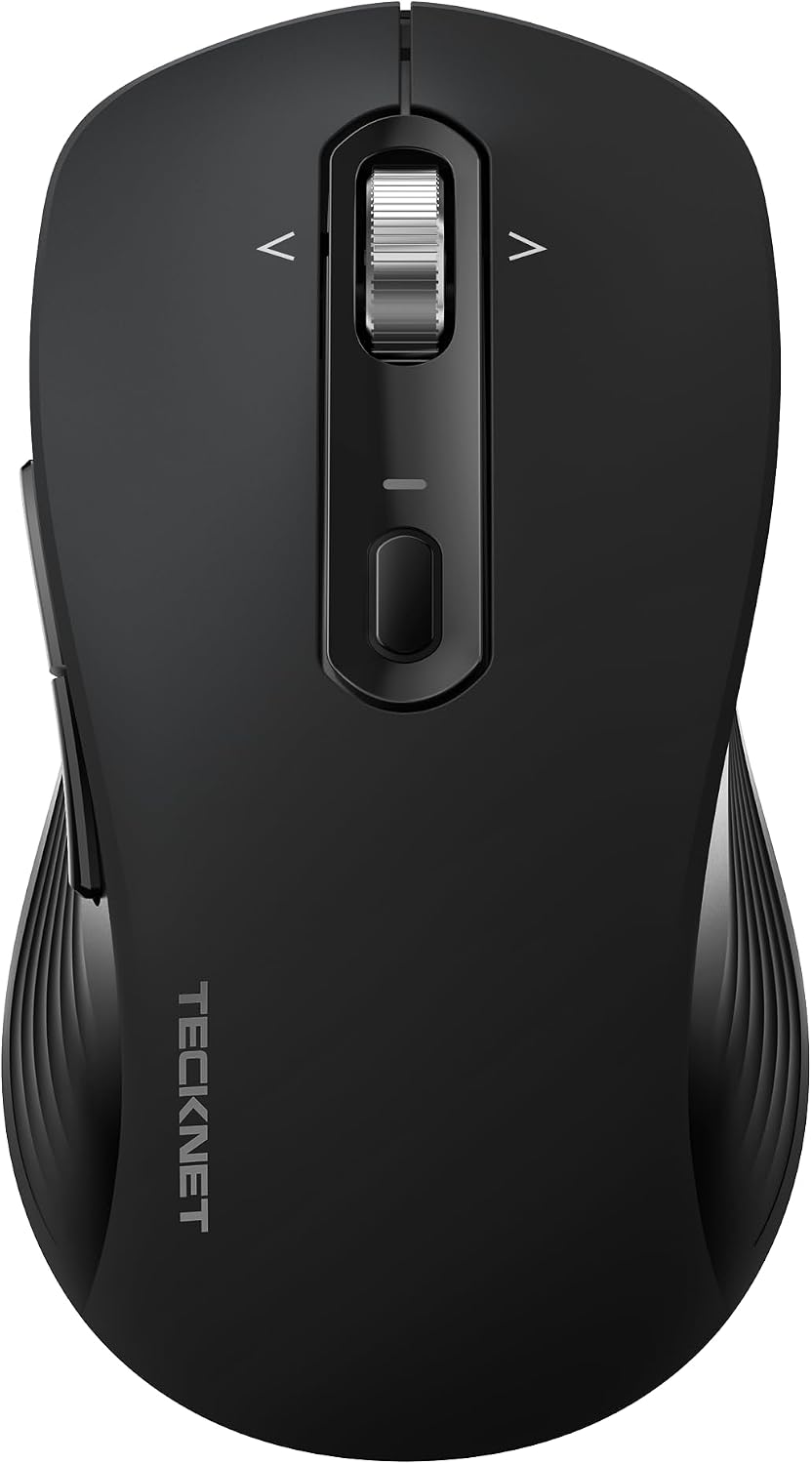 TECKNET Ratón Bluetooth inalámbrico de 3 dispositivos con rueda de...