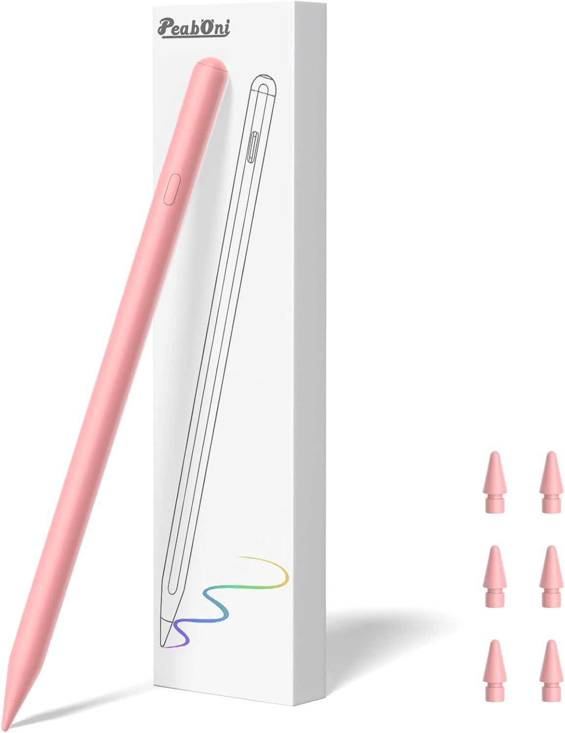 Lápiz óptico para iPad 2018-2026, USB C de 8 minutos, 3X carga rápi...