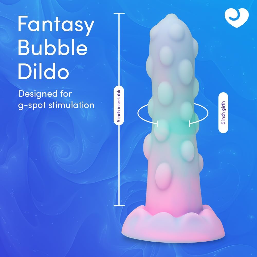Consolador Fantasy Bubble de 5 pulgadas Lovehoney para mujeres, hom...