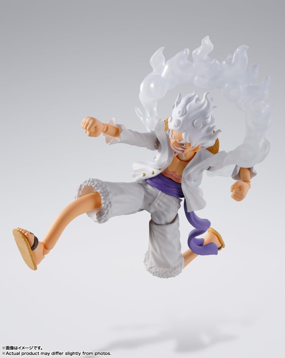 NACIONES TAMASHII - One Piece - Monkey D. Luffy -GEAR5- S.H.Figuart...