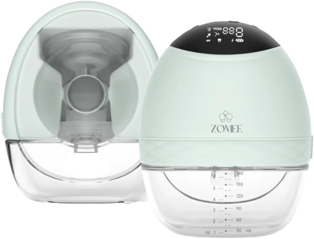 Zomee Fit Extractor de Leche Portátil, Bomba de Lactancia Manos Lib...