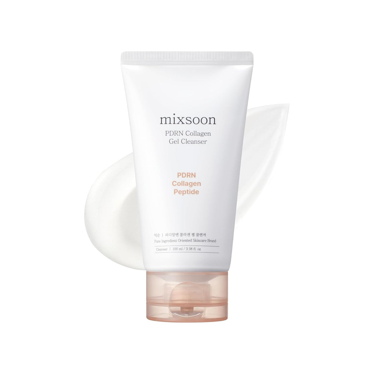 mixsoon PDRN - Limpiador en gel de colágeno, limpieza profunda de p...