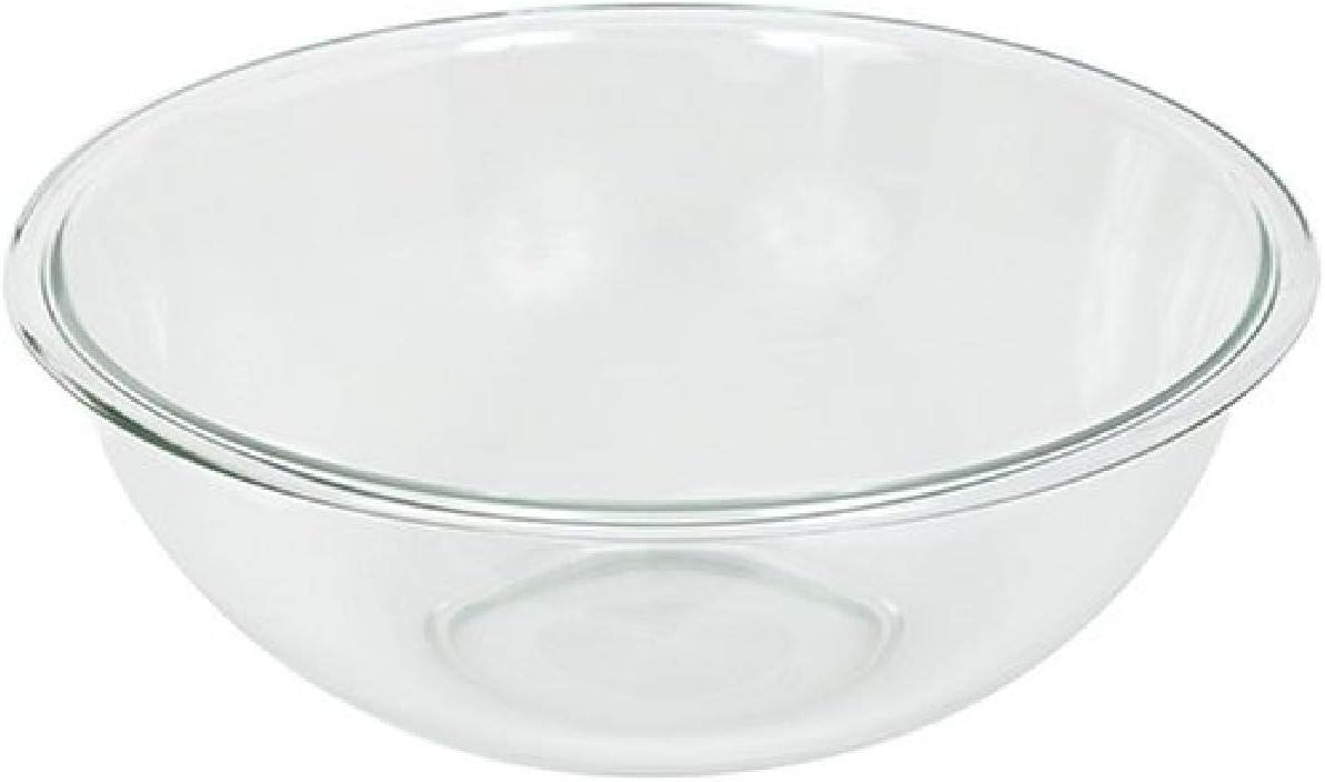 Pyrex prepware 4-Quart Bol para mezclar (con borde, Transparente, F...