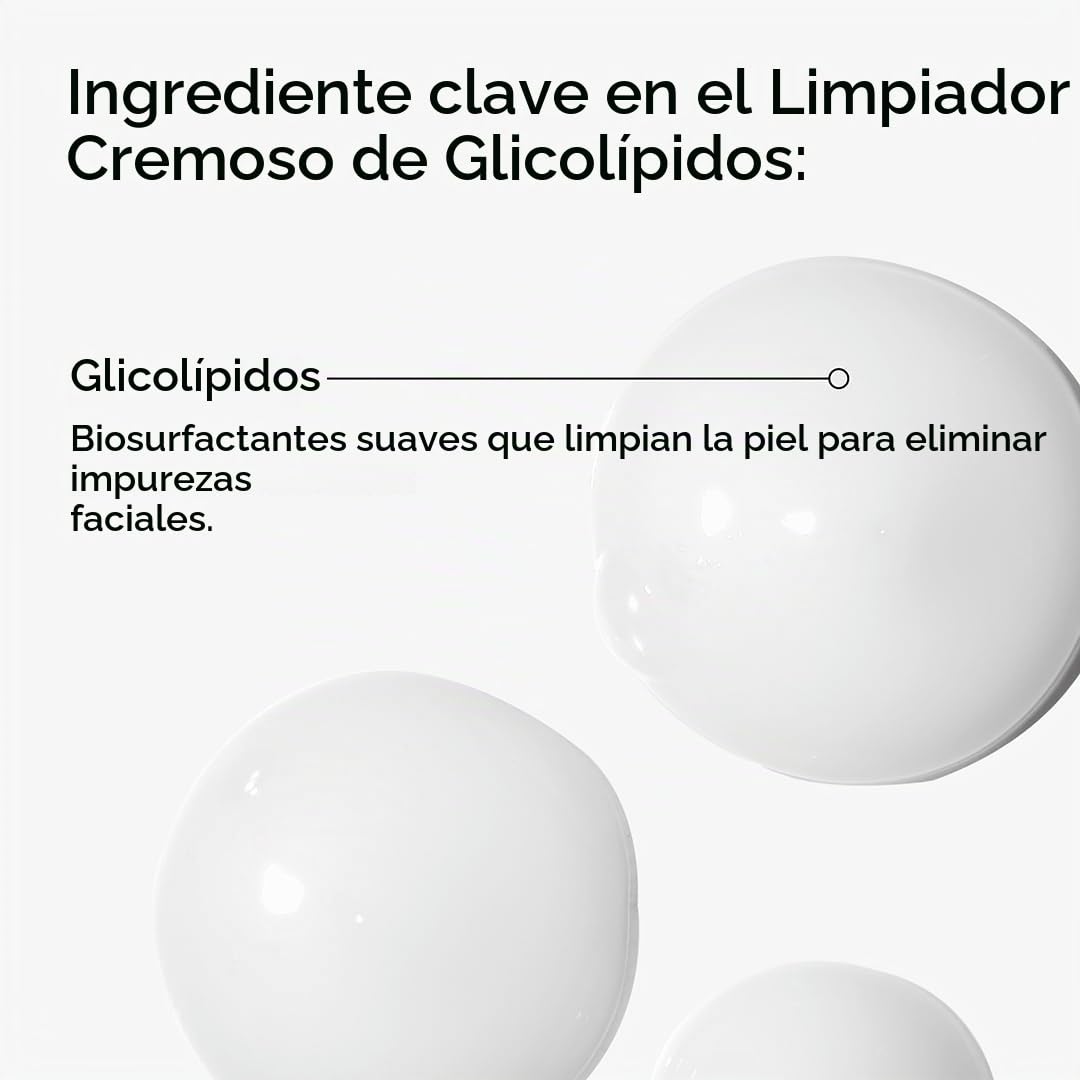 The Ordinary Limpiador en crema de glicolípidos, eliminación de maq...