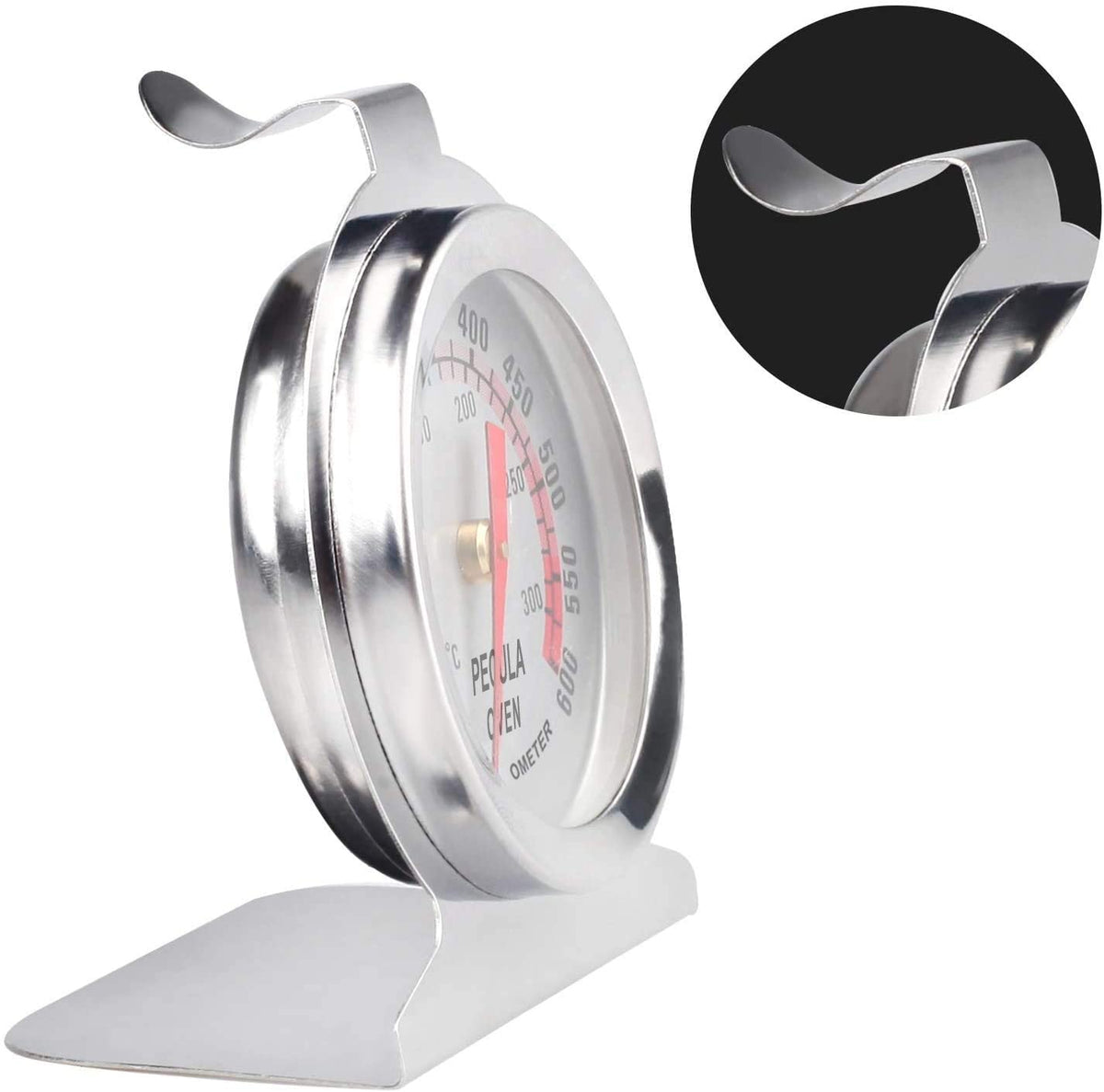 Termómetro para horno, paquete de 2, 50-300 °C\/100-600 °F, horno,...