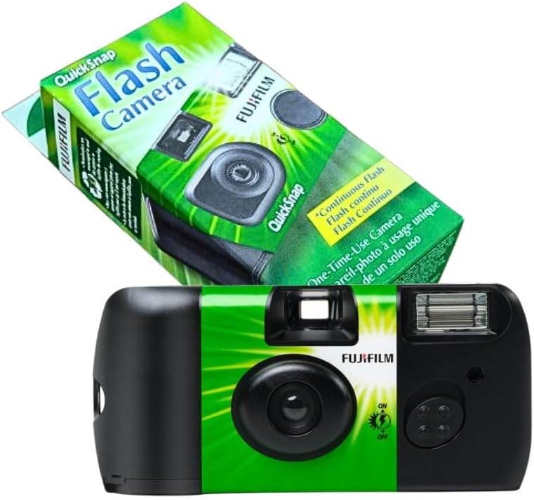 Fujifilm QuickSnap Flash 400 - Cámara de 1.378 in con flash, 27 Exp...