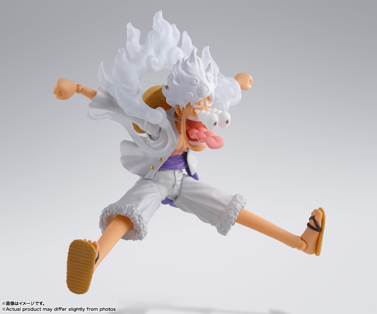 NACIONES TAMASHII - One Piece - Monkey D. Luffy -GEAR5- S.H.Figuart...