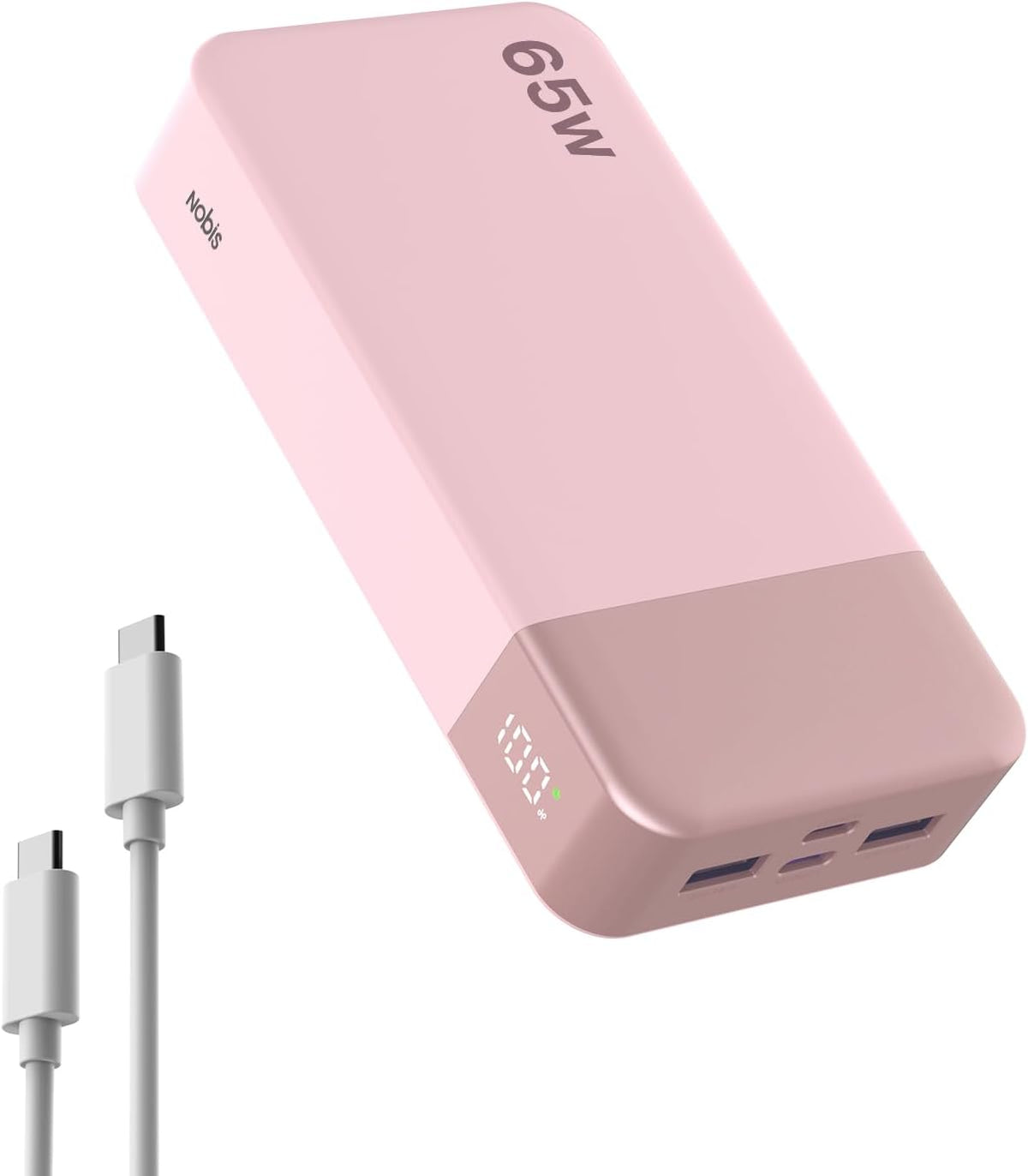 NOBIS Cargador portátil 20000mAh 65W Power Bank Carga rápida | Banc...