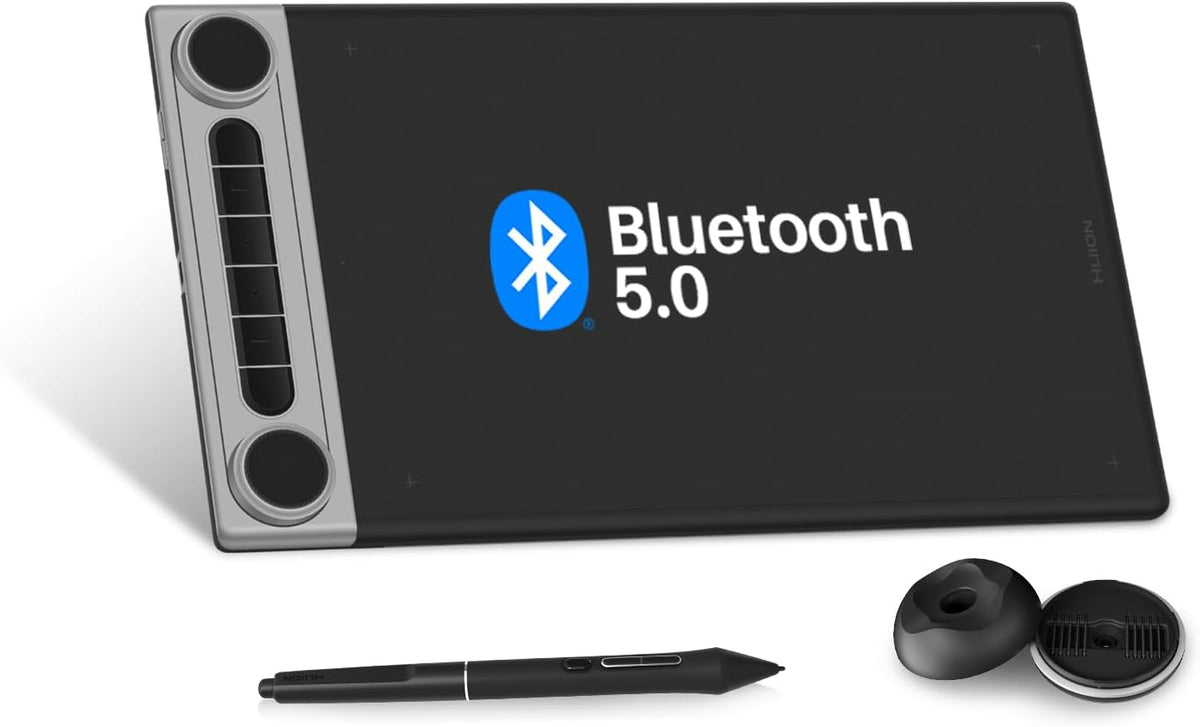 HUION Inspiroy Dial 2 V2 Bluetooth 5.0 Tablet de dibujo, PenTech 4....