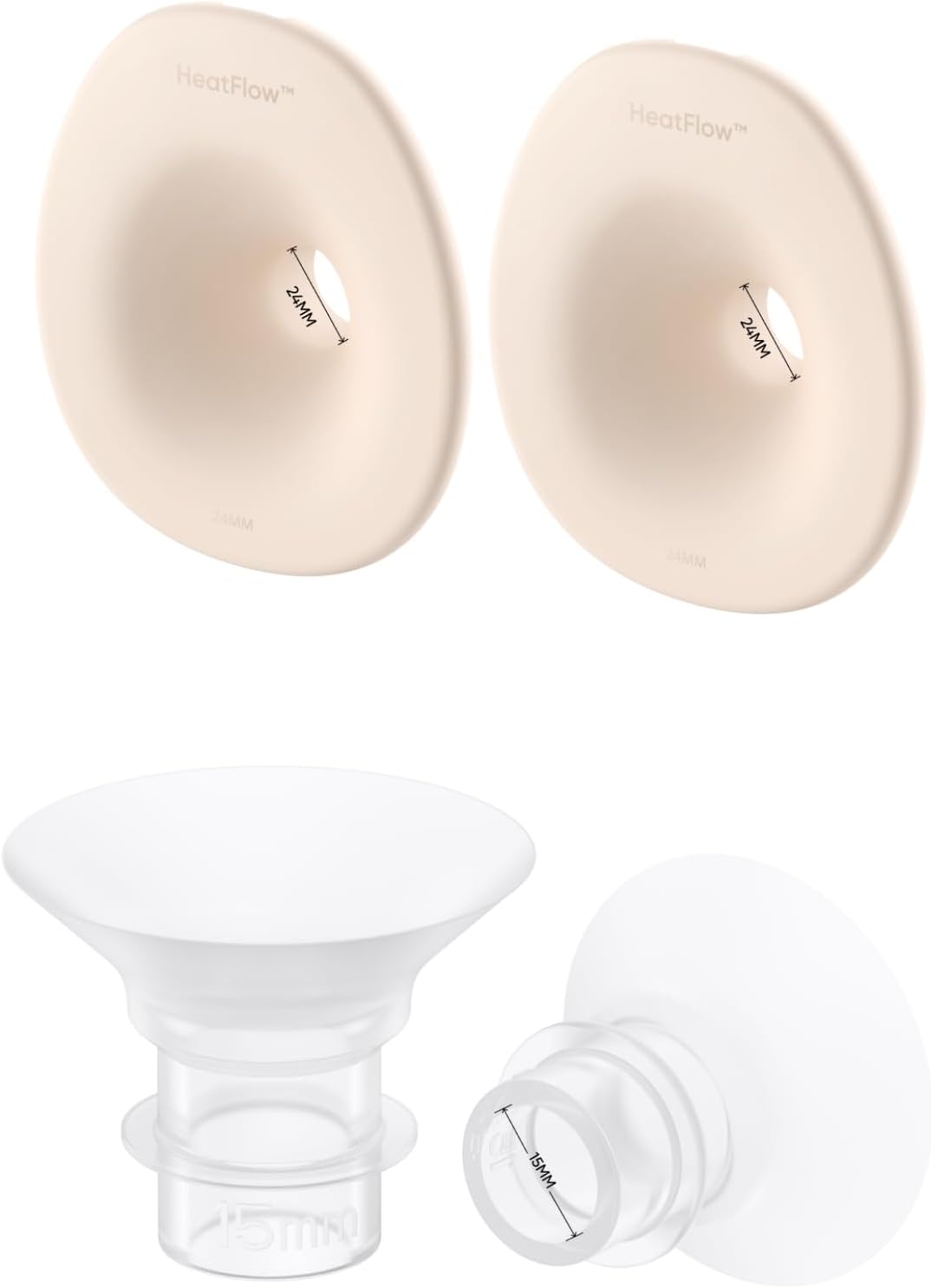 eufy - Brida original de 0.945 in (paquete de 2) e insertos de tama...
