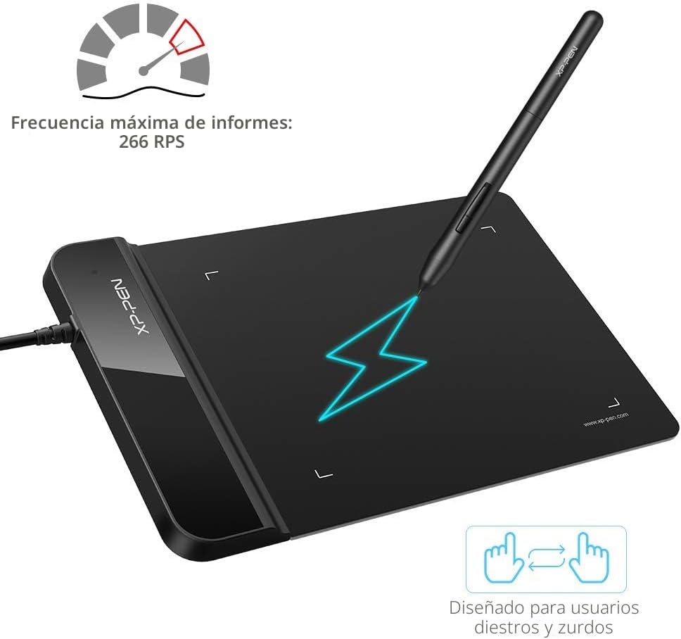 Tableta de dibujo XPPen G430S OSU, tableta de dibujo gráfico con lá...