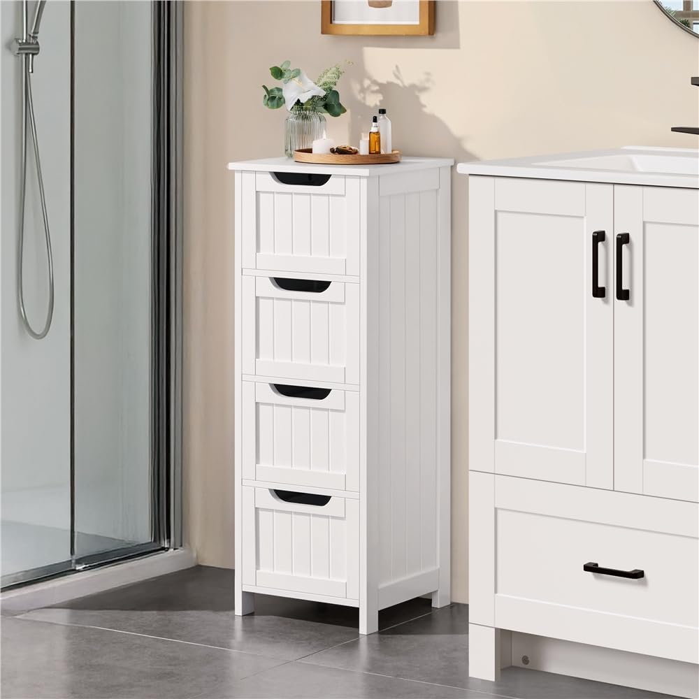 Yaheetech Gabinete de almacenamiento para baño, 12 pulgadas de anch...