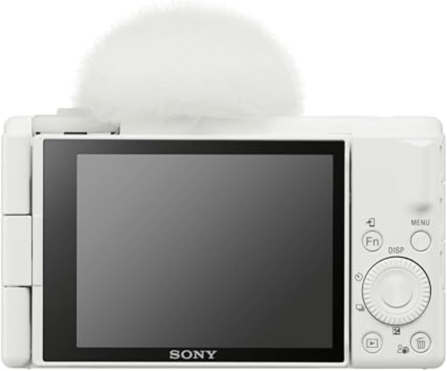 Sony ZV-1F Vlog Cámara para creadores de contenido y vloggers Blanco