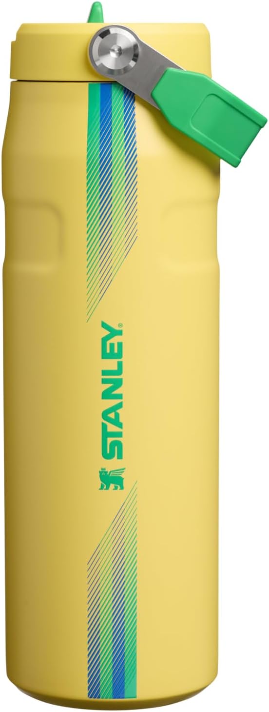 STANLEY IceFlow - Botella con popote 2.0, 24 onzas, color amarillo...