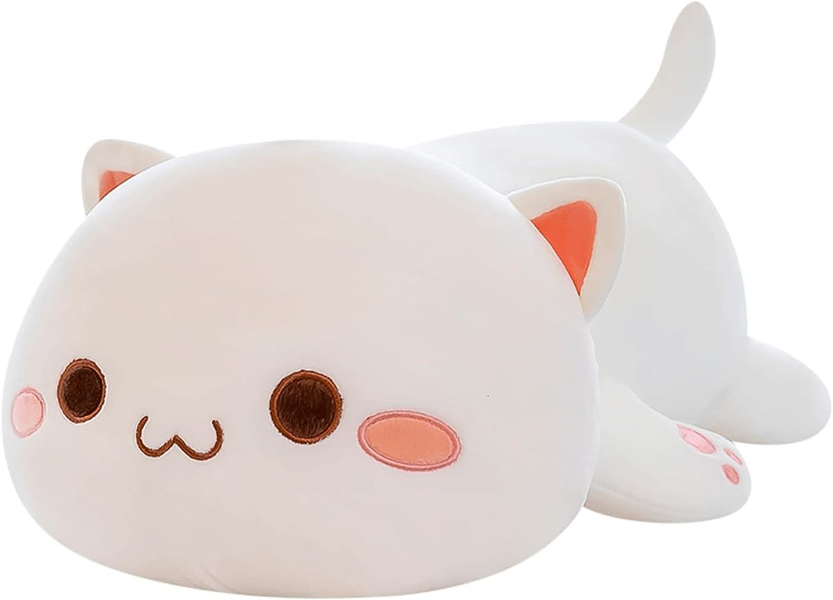 FUYU - Animales de peluche de gato, cojín de felpa de gato suave Ka...