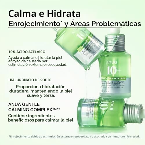 Anua Dúo de cuidado de en | Suero calmante de enrojecimiento de hia...