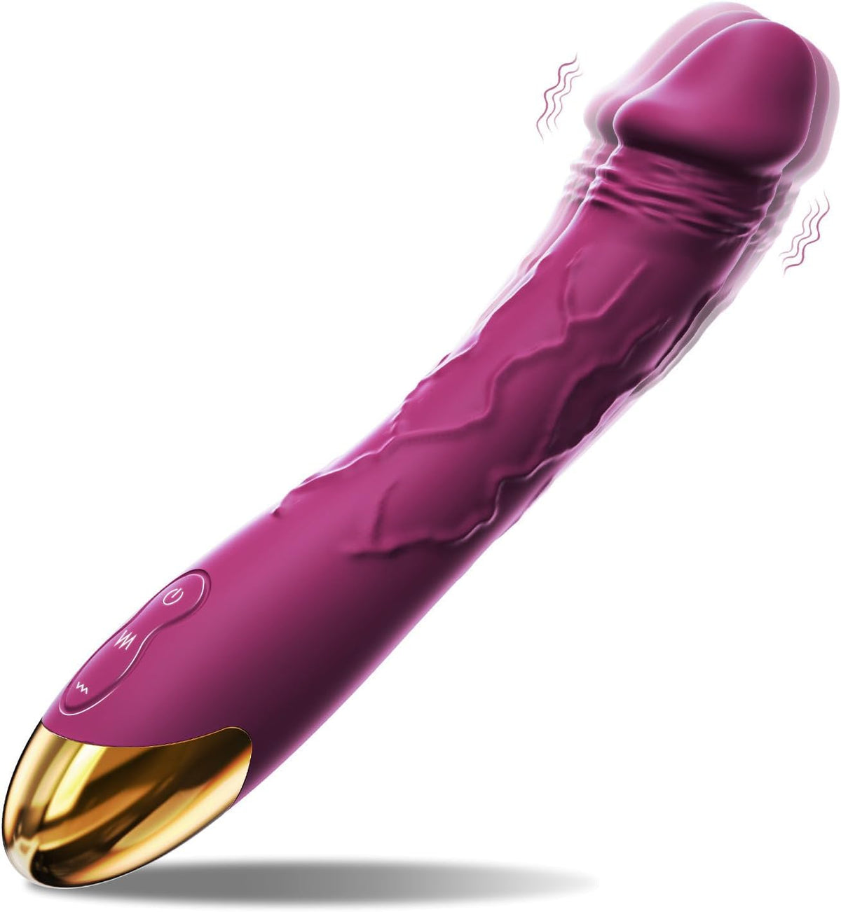 Vibrador realista de 7.6 pulgadas para mujeres, 10 potentes modos d...