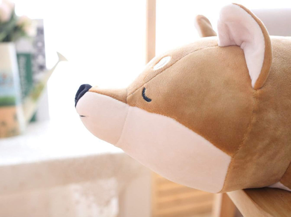 Peluche Shiba Inu de 30 pulgadas, animales de peluche gigantes para...