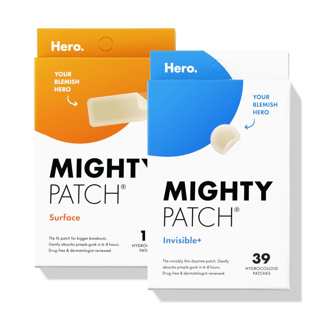 Mighty Patch Paquete Invisible+ &amp; Surface - Parches para el acn...