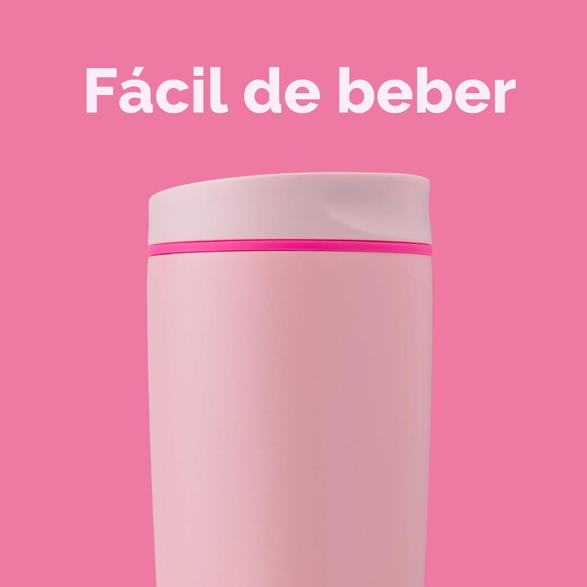 Owala SmoothSip Slider - Vaso de café de acero inoxidable con aisla...