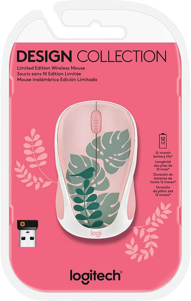 Logitech - Design Collection - Mouse compacto inalámbrico de edició...