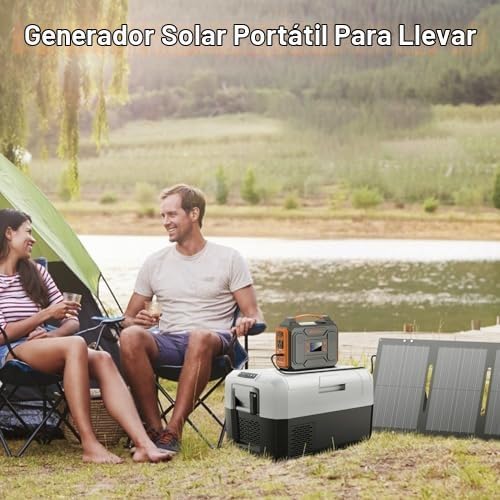 Generador de banco de energía solar de 300 W con panel de 60 W, est...