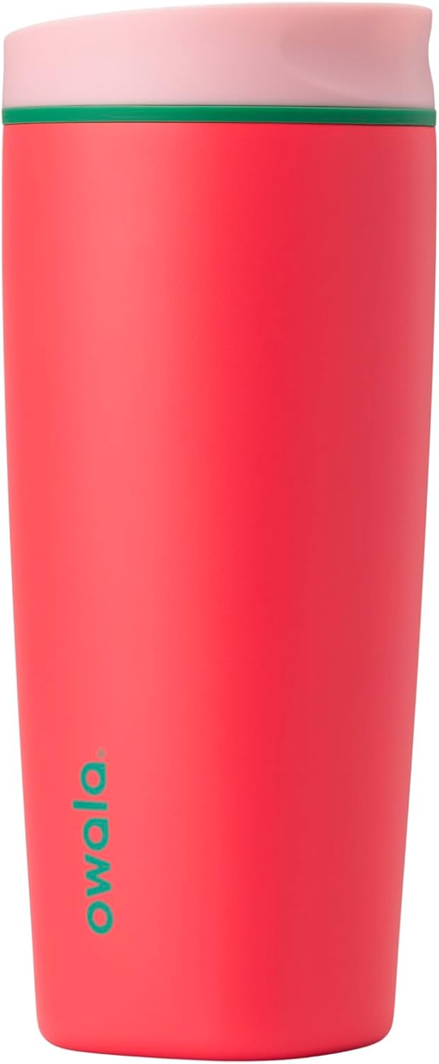 Owala SmoothSip Slider Vaso Térmico de Café Aislado de Acero Inoxid...
