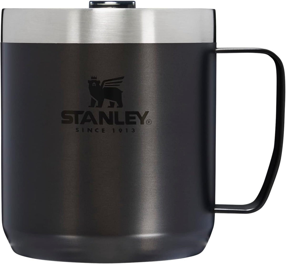STANLEY Stay-Hot Camp Mug - Taza de café con tapa a presión, taza p...