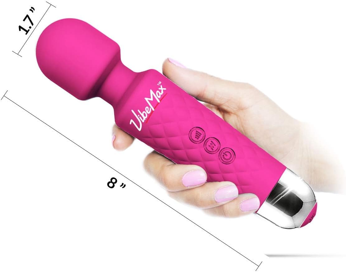 VibeMax Masajeador personal recargable, potente vibración de múltip...