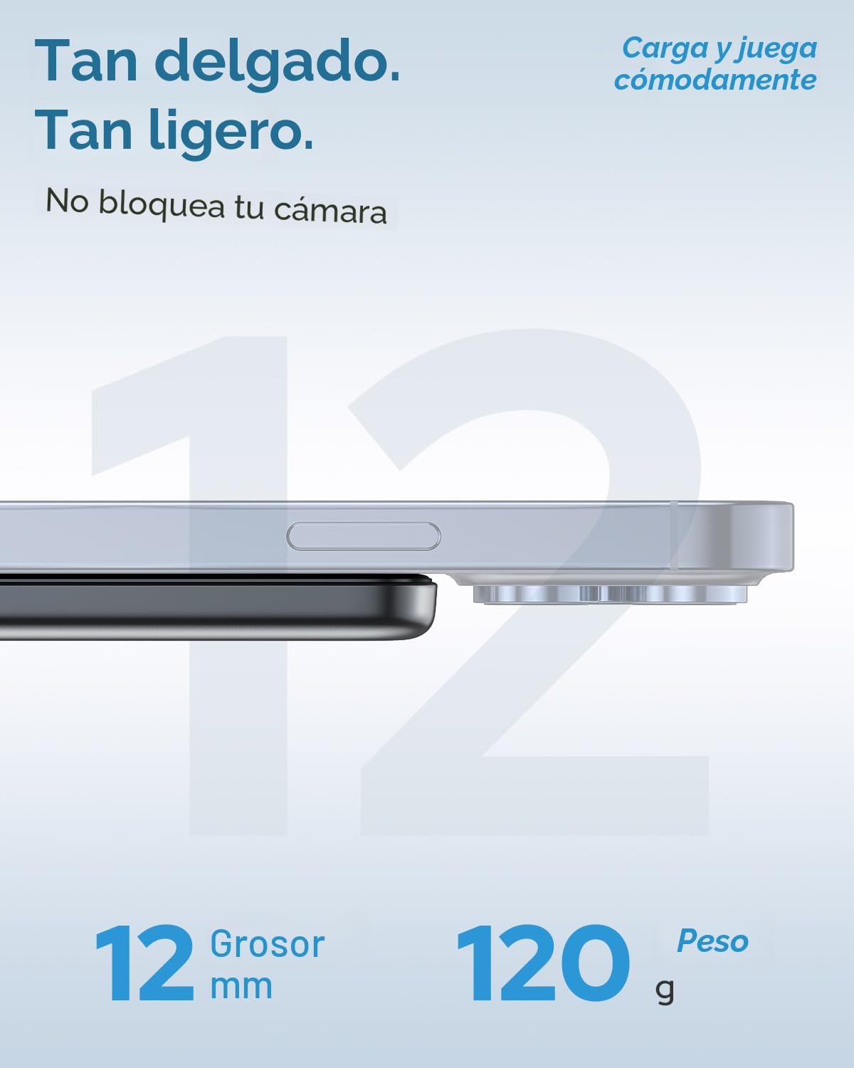 para el cargador portátil Magsafe, banco magnético delgado de la en...