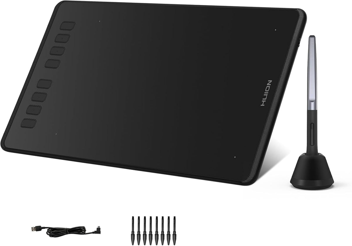 HUION Inspiroy H950P Tableta de dibujo de 8x5 pulgadas 8192 Presión...