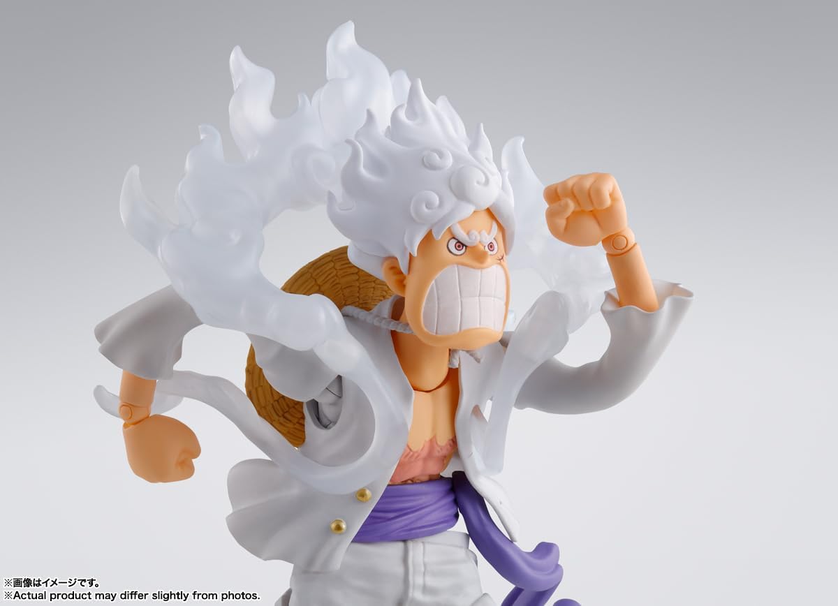 NACIONES TAMASHII - One Piece - Monkey D. Luffy -GEAR5- S.H.Figuart...