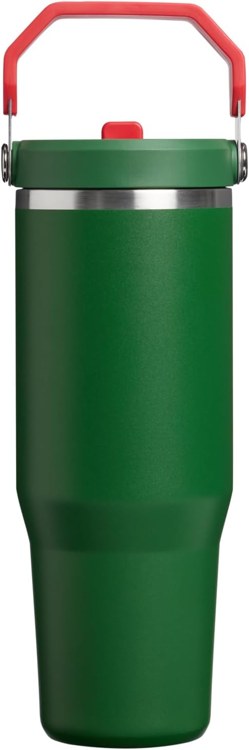 STANLEY IceFlow 2.0 - Vaso de paja con asa, 30 onzas, tapa giratori...
