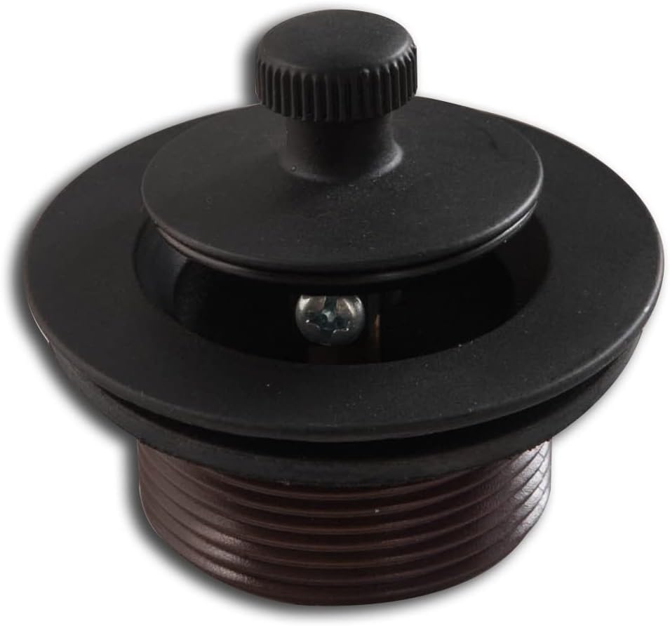 CalcMetal Tapón de drenaje de bañera con buje de plástico ABS, se a...