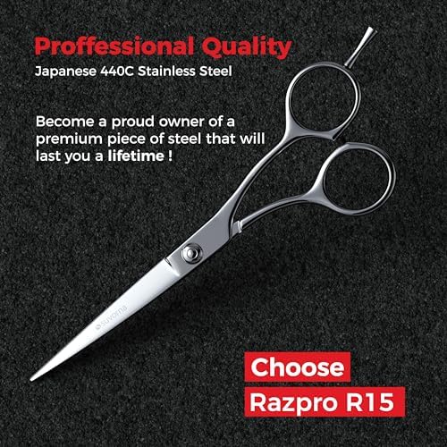 Suvorna Tijeras Profesionales de Corte de Pelo - Tijeras de Barbero...