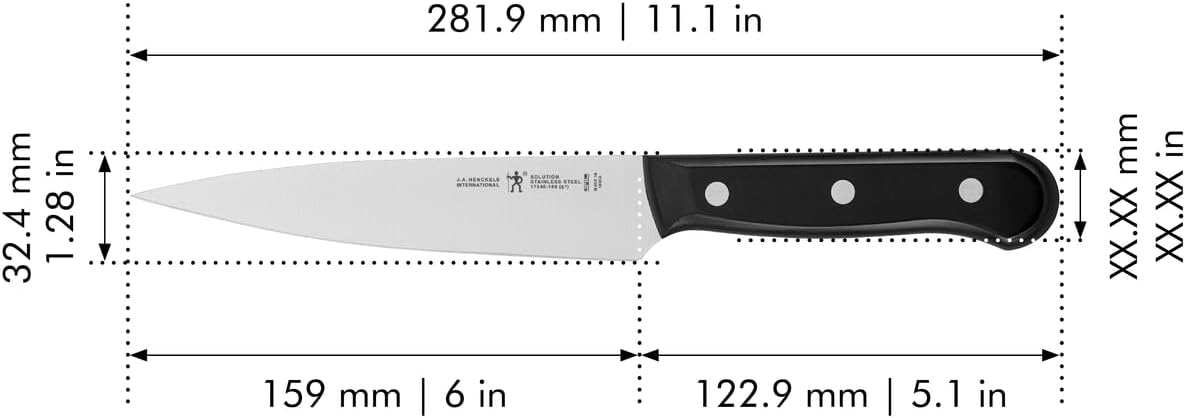 HENCKELS Solution - Cuchillo utilitario de 6 pulgadas